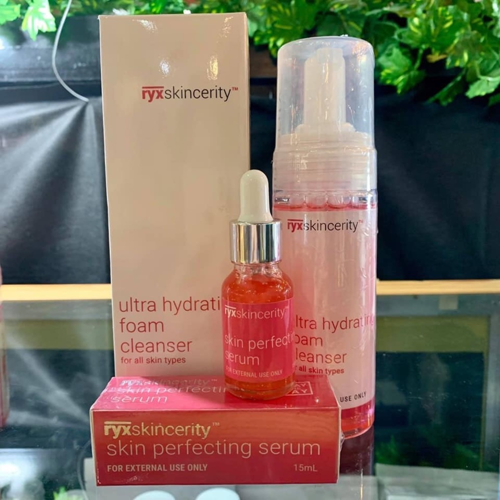 Ryx perfecting serum + Hydrating facial foam